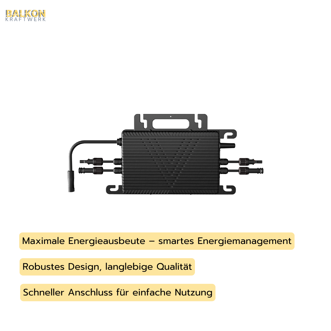 800W Premium Balkonkraftwerk™ – Energieeffizientes Solar-Kit für den Hausgebrauch